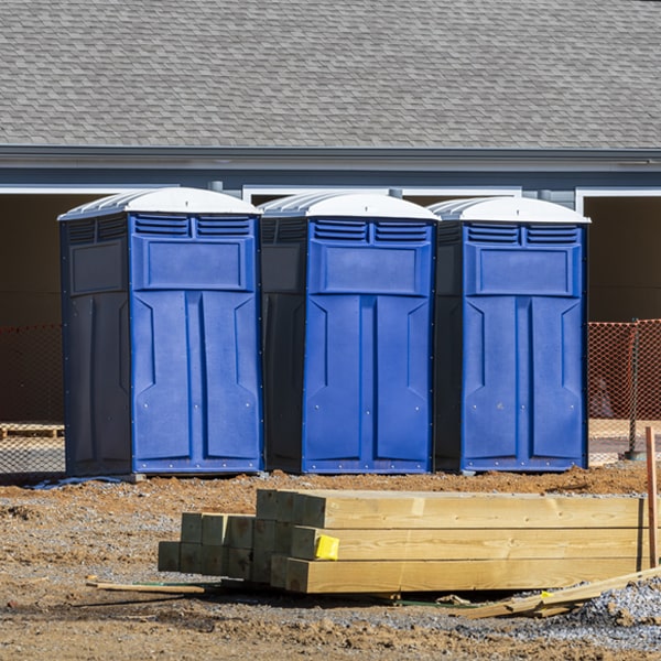 is there a specific order in which to place multiple portable toilets in Little River